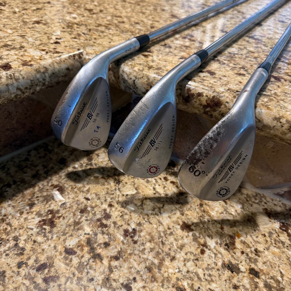 Titleist Vokey Spin Milled 50 56 60 Degree Wedges Right Handed
